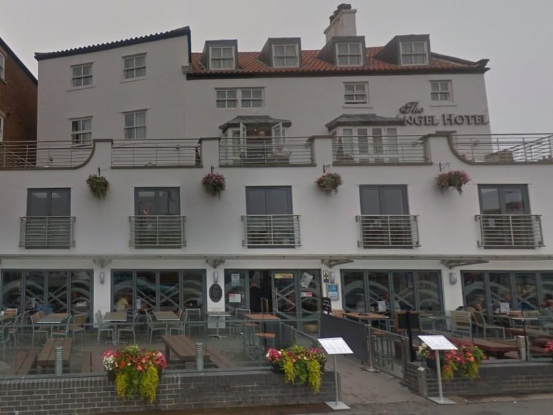 The Angel Hotel, Whitby. 
Open from 9am to 9pm (Sunday to Thursday inclusive) 
9am to 10pm (Friday and Saturday) with food 9am -8pm 7 days a week