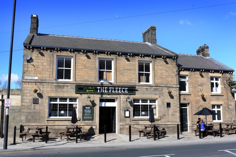 The Fleece in Otley will serve food and drinks outside from Monday - you can order and pay from your table using the pub's app. There are more than 100 tables available in the beer garden, with no need to book.