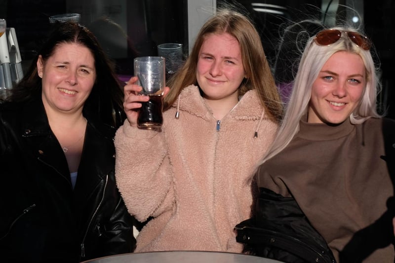Blackpool pubs reopen after lockdownKirsty, Aimee and Simone Grimes at the Vegas Diner.
