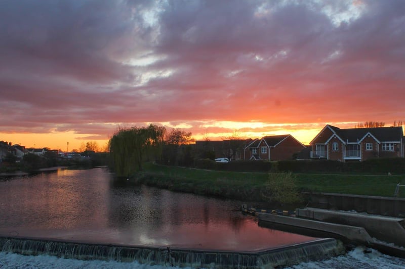 Sean Patrick Boyle captured this snap of a beautiful sunset over Castleford, as seen from the town's Millennium Bridge.