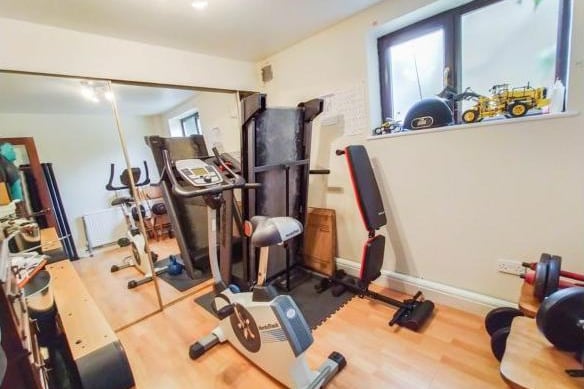 There is an additional bedroom on this floor which is currently being used as a home gym.