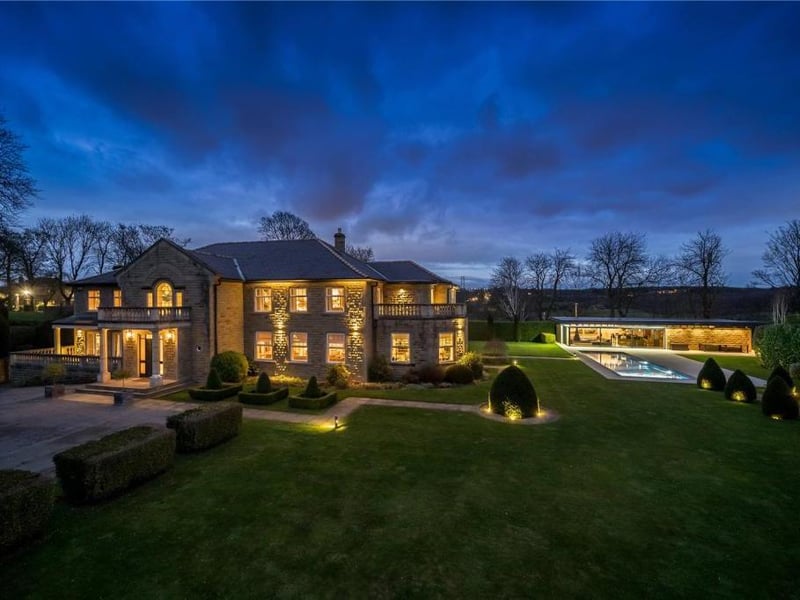 Located between Leeds and Batley, Alton Hall is a short drive to the M62 and into the village of Morley. Occupying a generous garden plot of approximately 1 acre, this private residence is accessed via secure wrought iron gates set 45 metres back from the main road.From the first floor landing there are six bedrooms in total and a study which benefits from its own balcony. It also has anoutdoor heated pool and extensive pool house. It is on the market with Fine & Country Manning Stainton for2,700,000.