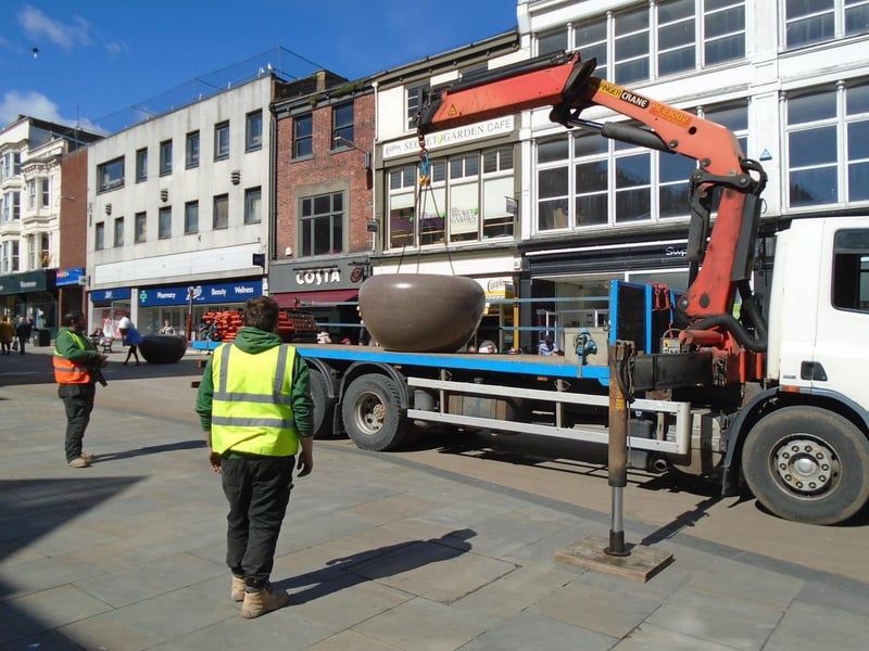 In a post on its Facebook page announcing the arrival of the new planters the council wrote: “In the coming weeks these huge, shiny planters will be filled with soil and tree saplings planted as part of a ‘green makeover’ of Scarborough town centre and to make it a more pleasant place to visit and spend time.”