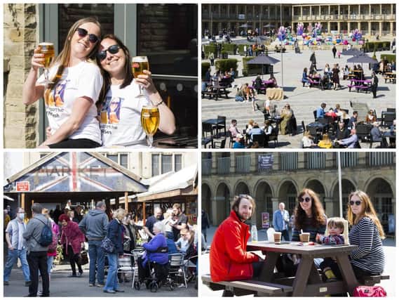 17 pictures showing shoppers flock to Halifax and Brighouse for first weekend of re-opening