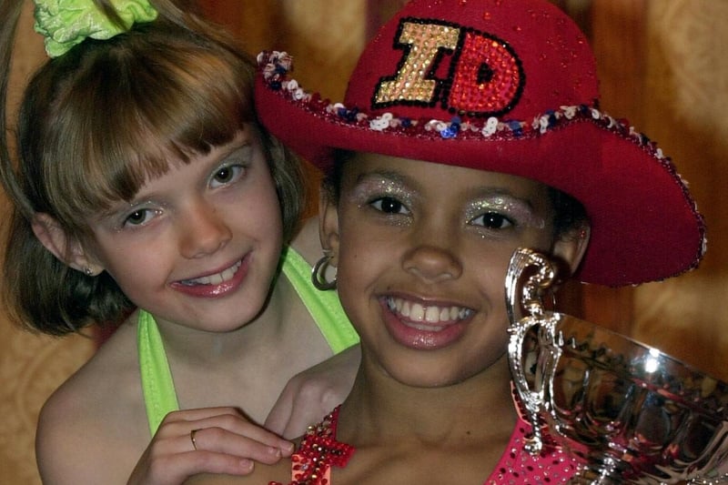 Dancer Jodie Walker, who finished 3rd in the European Freestyle Disco Championships in Wales pictured with sister Zoe who won through to the finals.