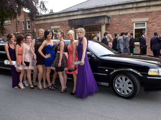 Prom Night...Priory Sports and Technology College prom at Farington Lodge...Lauren Dawson, Danielle Jolley, Eleanor Vials, Gabrielle Critchley, Lauren Hilton, Ellie Sime, Lucy Hothersall and Jessica Clemance