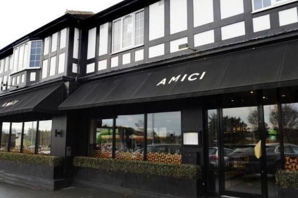 Amici restaurant located on Harrogate Road in North Leeds is not open yet but is taking bookings on its website for indoor seating from May 17.