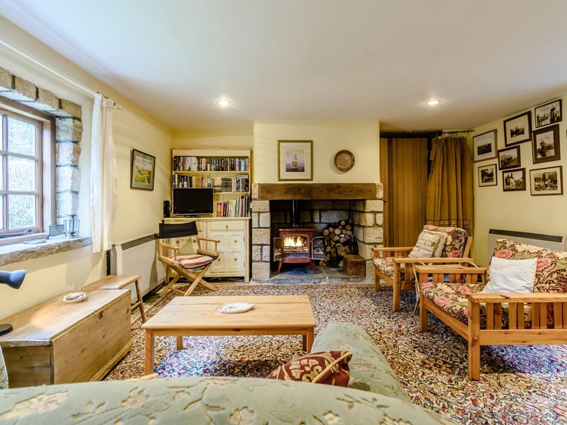 Living area at Honeysuckle Cottage, Beck Hole.