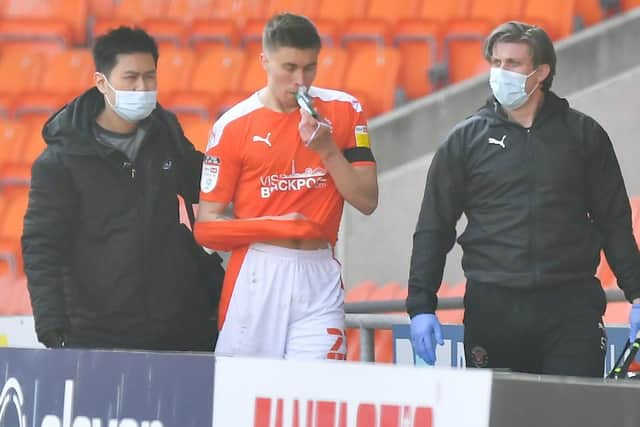 Gretarsson dislocated his shoulder during Blackpool's win against Sunderland