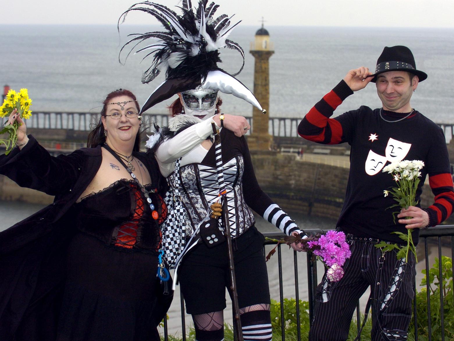 Rachael Spencer (L), Sarah Johnson and Kevin Farmer from Whitby