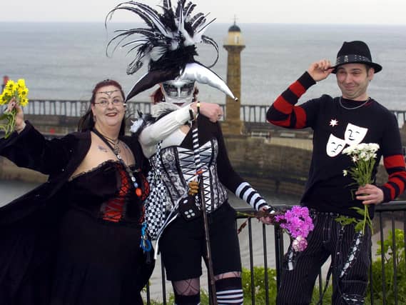 Rachael Spencer (L), Sarah Johnson and Kevin Farmer from Whitby