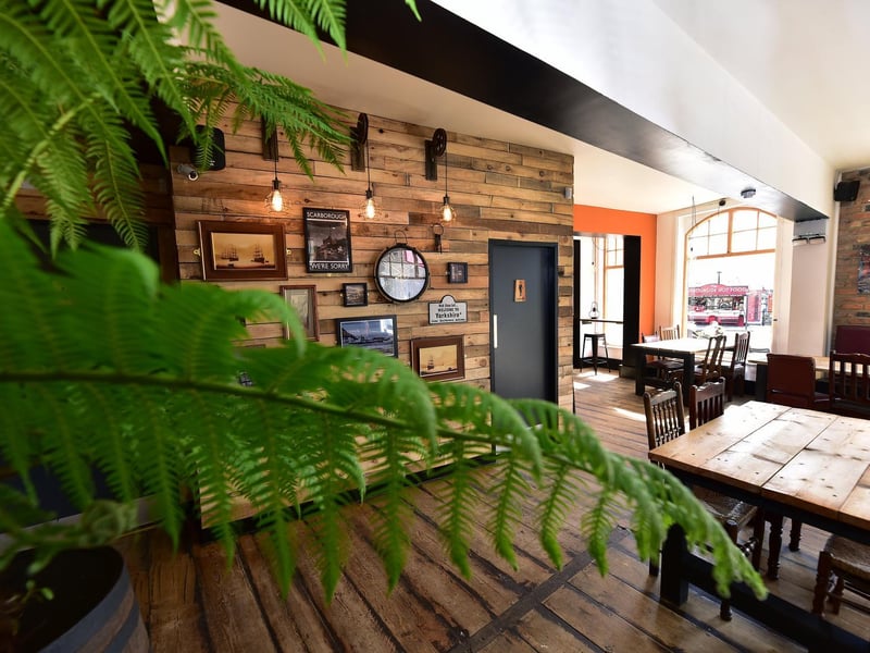 New interior and indoor seating.