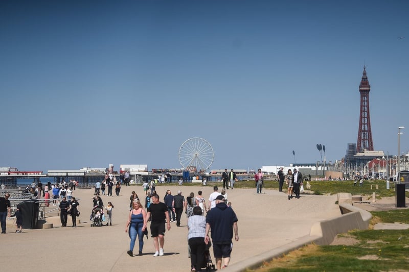 There's nothing like a walk along the prom when the sun is shining.