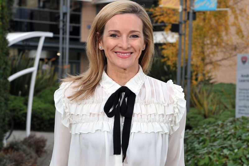 Sports presenter Gabby Logan was born in Leeds in 1973. She went to Cardinal Heenan High School before doing A-Levels at Notre Dame Sixth Form College.