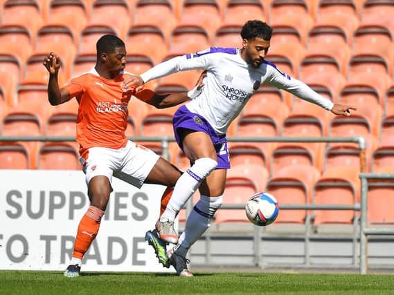 Sullay Kaikai looked the most likely to make something happen for Blackpool yesterday