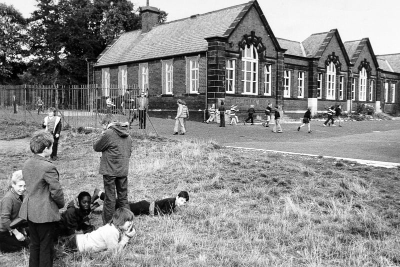 Armley Lodge Primary School in October 1975.