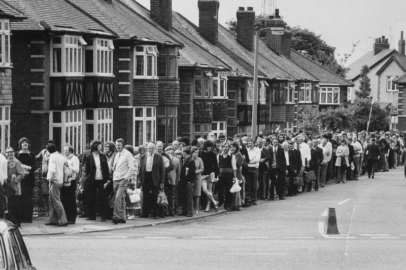 June 1975 and there were long queues for World Cup Cricket at Headingley where England were playing Australia.