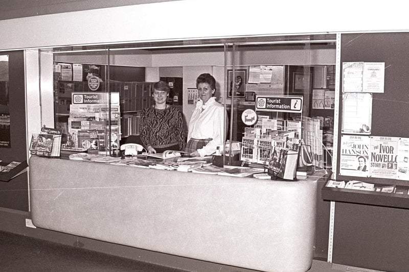 And the tourist information desk was always open to help visitors find their way.