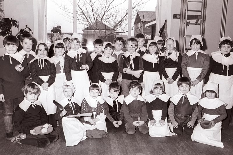 Horbury Clifton Infant School pupils were also invited to enjoy a day in the life of Clarke Hall in 1985.