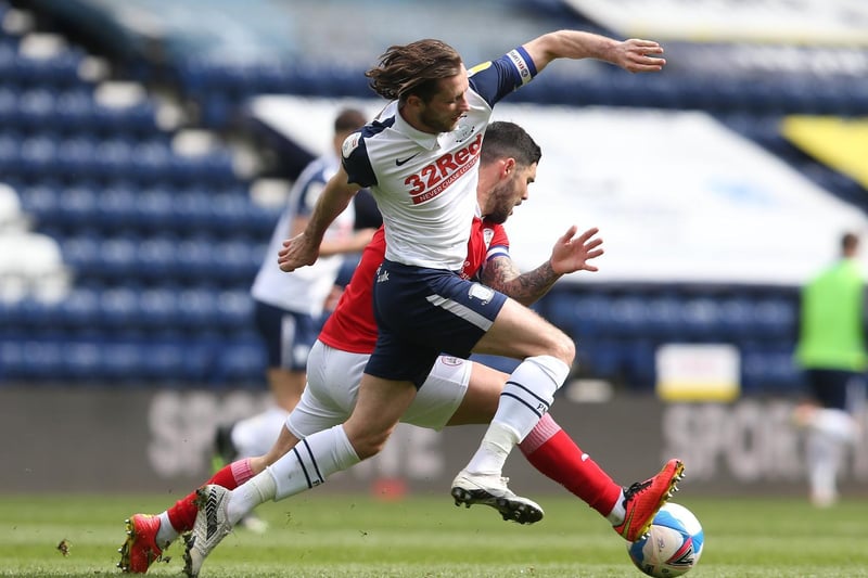 Good midfield display from the PNE skipper, quite a lot of that involving breaking-up Barnsley's play in the second half.