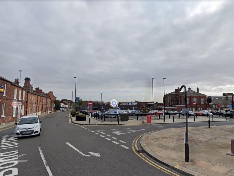 The latest Google picture taken in 2020 shows the now car park standing in its place.