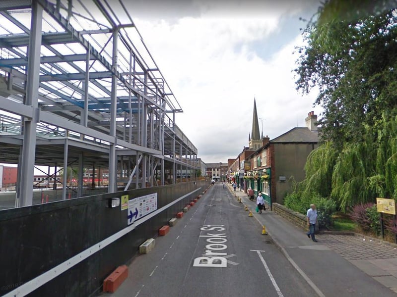 Walking down Brook Street, the building of Trinity Walk was underway in 2009.