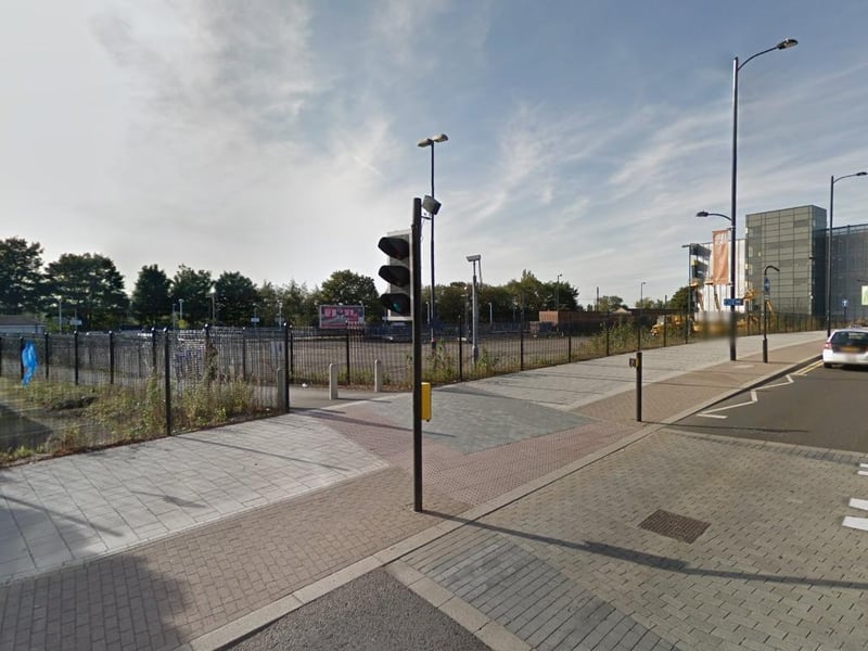 How the piece of land looked in the city in 2009.