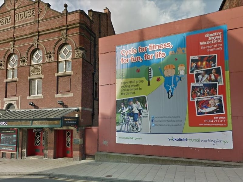 Before the building work started at Theatre Royal Wakefield. This photo was taknen in 2009.