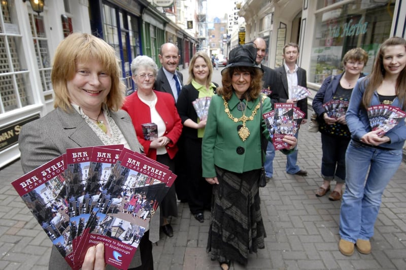 Bar Street Traders’ Association launch their information leaflet about shops on the lane.