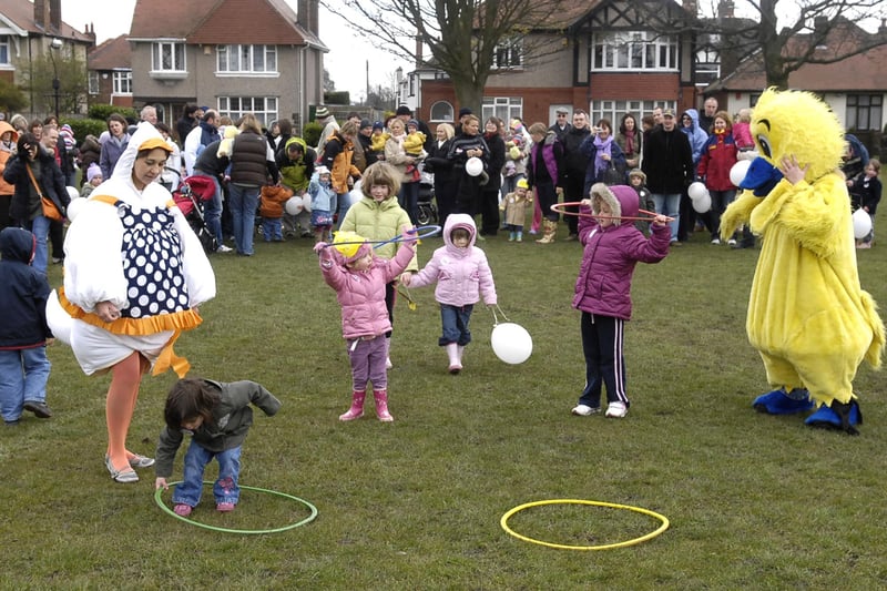 The start of the Toddle Waddle on the Stray.