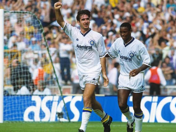 Enjoy these photo memories of Eric Cantona in action for Leeds United. PIC: Varley Picture Agency