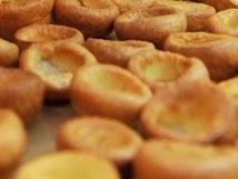 A Sunday roast dinner with Yorkshire puddings is a must.