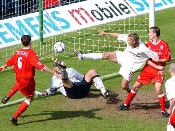 Enjoy these photo memories from Leeds United's 1-0 win against Middlesbrough in May 2002. PICS: Varley Picture Agency