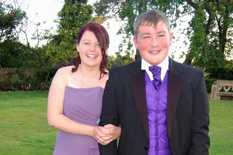 Meanwhile, Erica and Braydon looked thrilled to be enjoying a fancy date night at the Castleford High School prom in 2006.