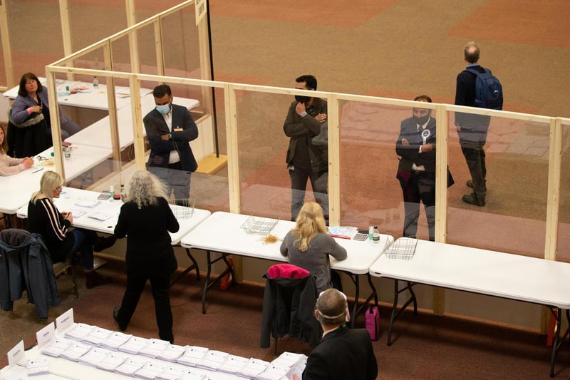 It was an anxious wait for the candidates as the votes were tallied