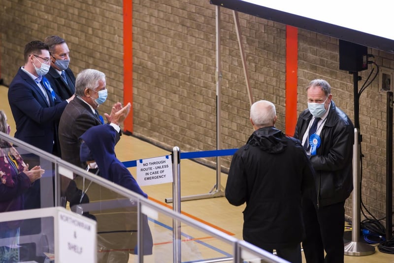 Councillor Peter Caffrey, right, Conservative, Northowram and Shelf ward.