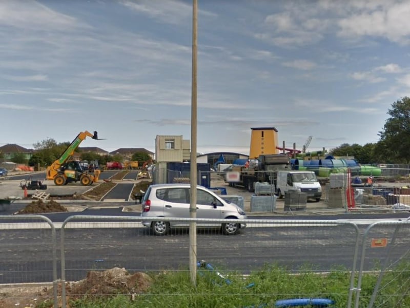 Streetview cameras capture the construction of Alpamare
