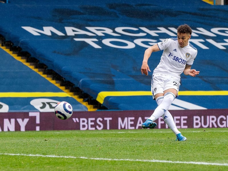 Record signing Rodrigo puts the Whites 3-1 up and basically out of sight with six minutes left. Picture by Bruce Rollinson.