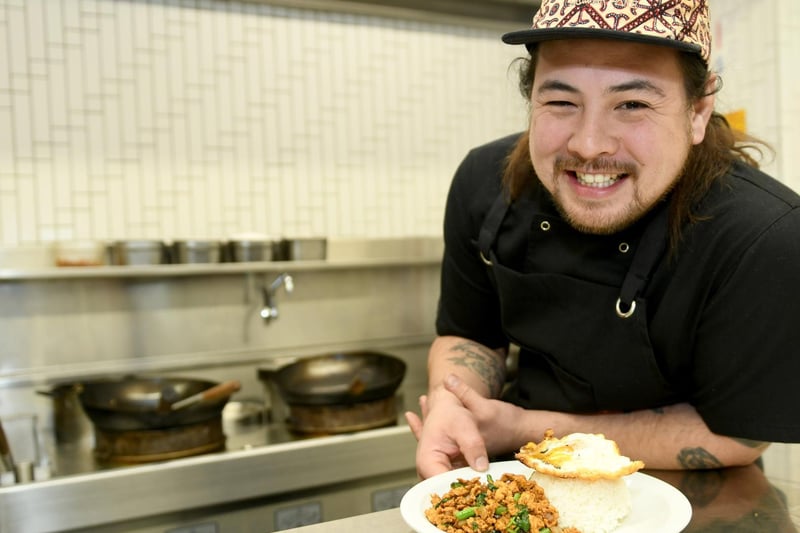 After huge demand for deliveries during lockdown, this family-run Headingley restaurant has moved to a larger venue on North Lane. The menu includes classics such as green curry and Pad Thai, as well as street food bites like tiger prawns and veg tempura. Pictured is head chef Nathan Brown with the Pad Krapao Kai Dow dish