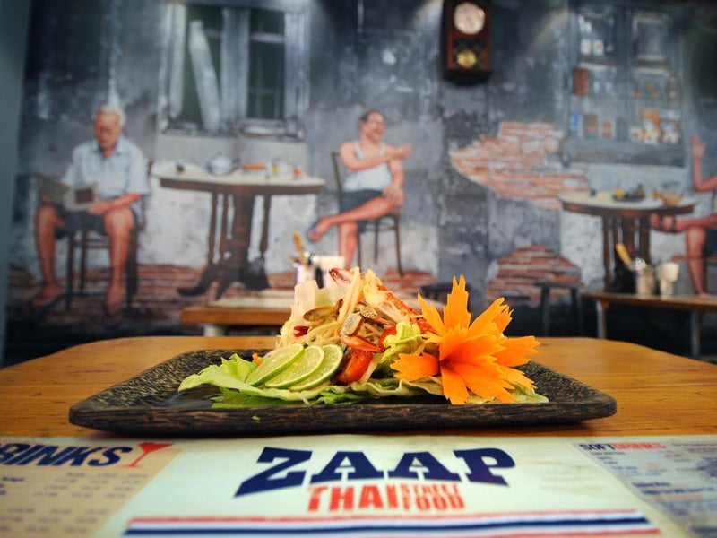 Stepping into Zaap is designed to feel like a trip to a Bangkok night market, with its eclectic décor and open kitchen creating one of the most vibrant dining experiences in the neighbourhood. The menu is a massive tribute to Thai street food, with the Crispy Pork Belly and Dim Sum being top-rated picks 🍽️ 4 St Anne's Rd, Headingley, Leeds, LS6 3NX