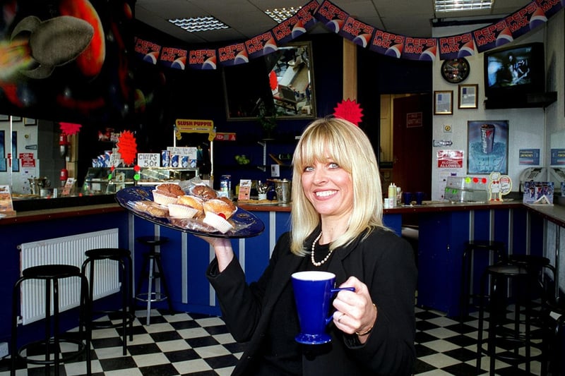 Do you remember the Rocket cafe in Ilkley? Pictured is owner Lorraine Taylor-Parker in October 1997.