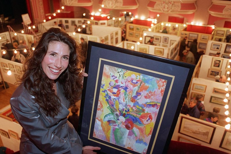 The Winter Gardens hosted the annual winter exhibition of artists' work. Among the painters was work by Coronation Street star Gaynor Faye who opened the exhibition.