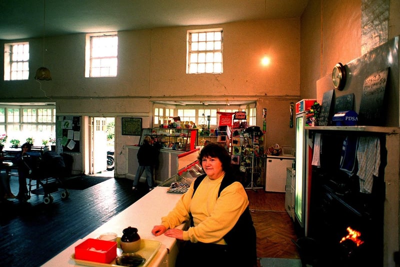 Do you remember the Lakeside Cafe in Middleton Park? Pictured is Hazel Webster in  October 1997.