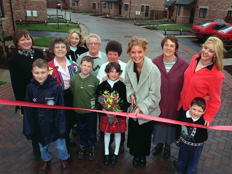Coronation Street actress Tracey Shaw opens the Ridings Housing Association Show Homes at the Acres in Middleton.