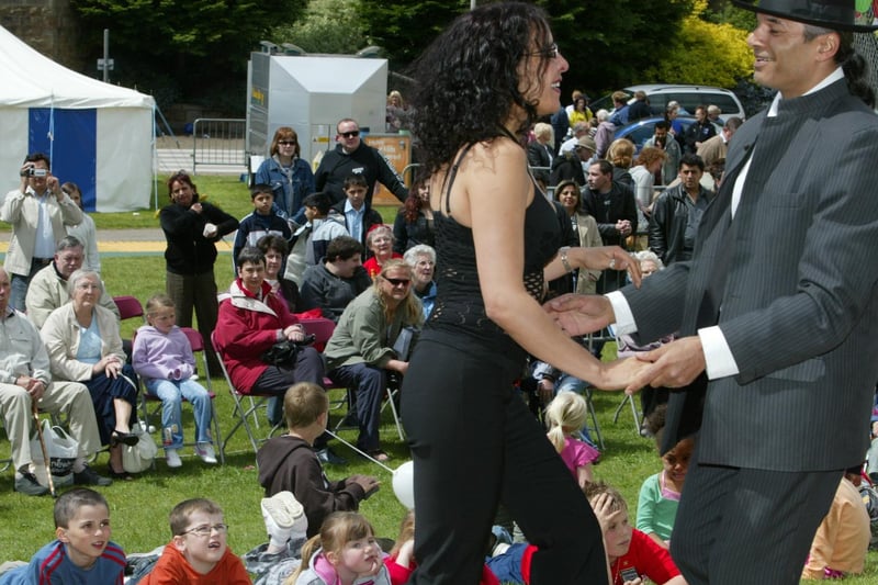 Fuego Latino performing at Calderdale Neighbours Day, a free event in the grounds of Eureka, Halifax back in 2007.