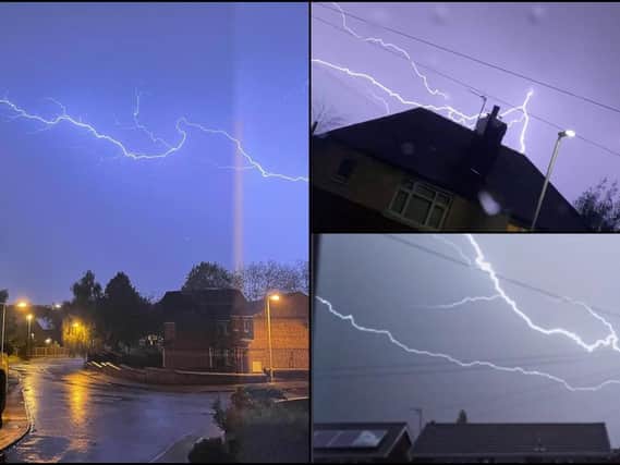 There was excitement in the Wakefield district last night, as a huge thunderstorm arrived, bringing with it loud cracks of thunder and stunning flashes of lightning.