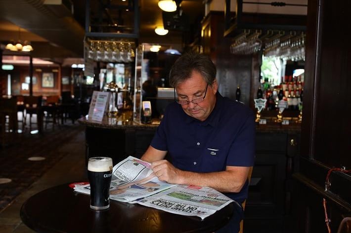 Pub-goers will also be free to meet for a pint without being required to buy a substantial meal, but they must order, eat and drink while seated.