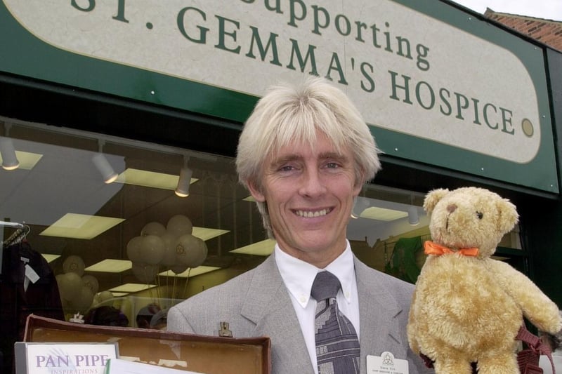 August 2001 and St Gemma's Hospice opened a charity shop at Cross Gates. Pictured is chief executive Steve Kirk.
