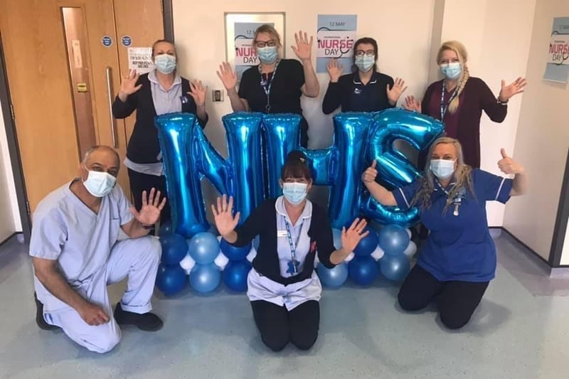 Nursing staff at Peel House Medical Centre in Accrington celebrate International Nurses' Day this week