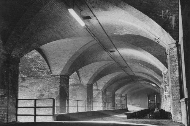 The Dark Arches date back to the 1860s and the construction of the New Station as it was then called (now City Station). They extend to some 80,000sq ft and are made up of about 18 million bricks.